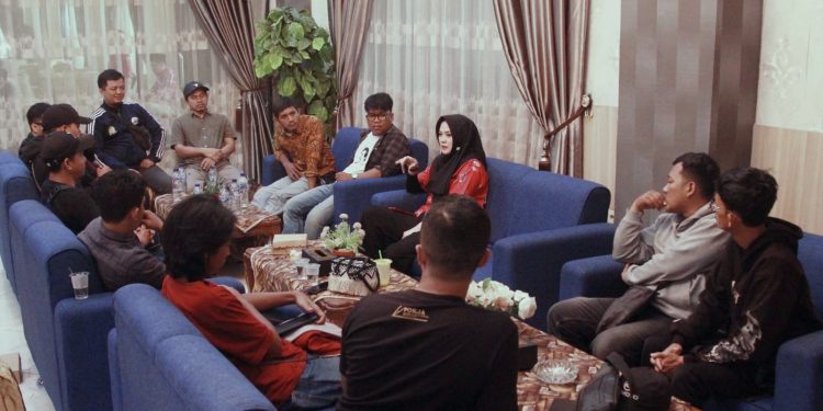 Politisi PDIP tampung aspirasi Wartawan