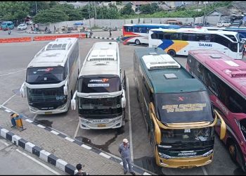 Terminal Pakupatan Siapkan 855 unit Bus Laik Jalan