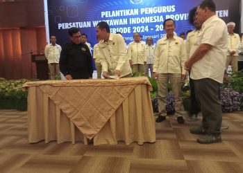 Pimpinan Radar Banten Grup dilantik jadi ketua PWI Banten