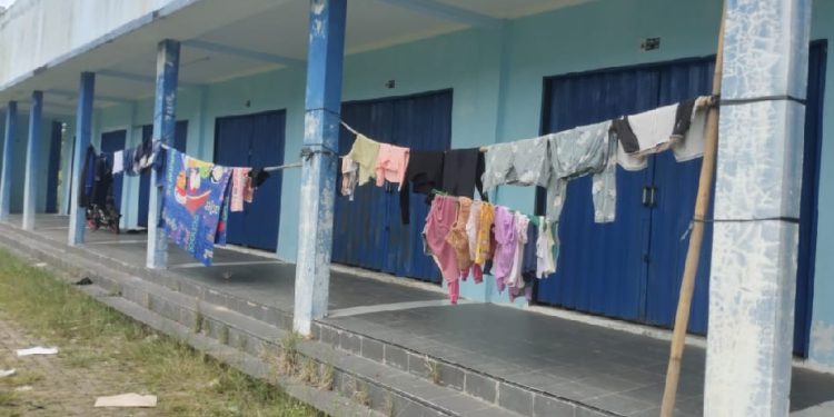 Bangunan Pasar Cipanas di Kab Lebak Terbengkalai