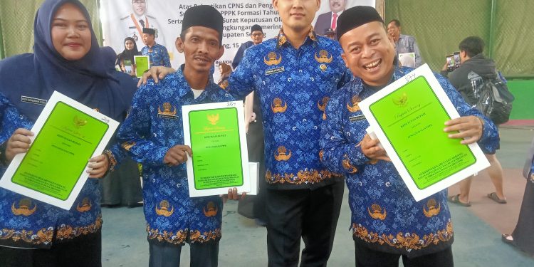 Ratusan Tenaga Honorer di Kabupaten Serang diangkat PPPK