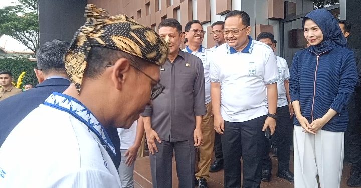 Launching Tim dan Jersey Adhyaksa FC dihadiri Bupati Serang