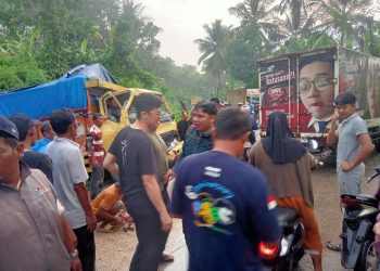 Tiga Mobil Kecelakaan di Cileles Kabupaten Lebak