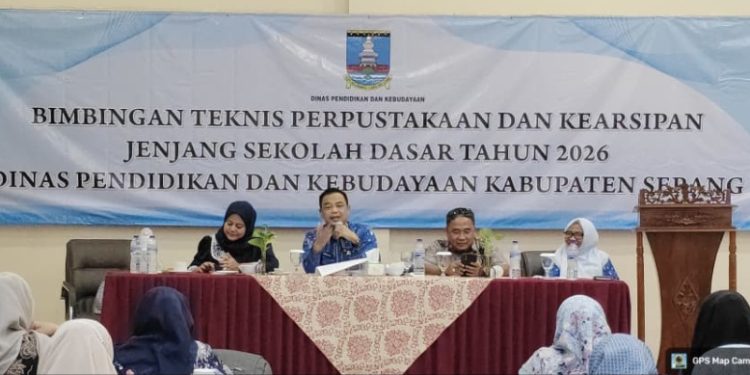 Benahi Perpustakaan SD, Disdikbud Kabupaten Serang Bekali 742 Pengelola