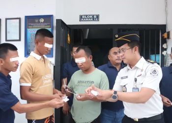 Lapas Klas IIA Serang Bagikan Voucher Wartelsuspas